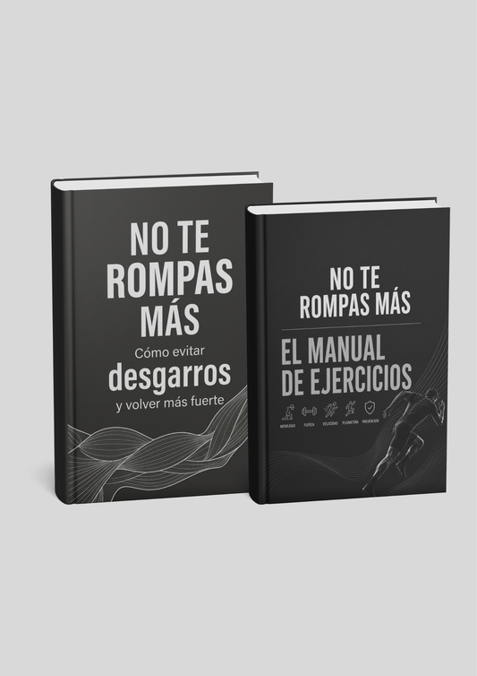 Pack como evitar desgarros + manual de ejercicios